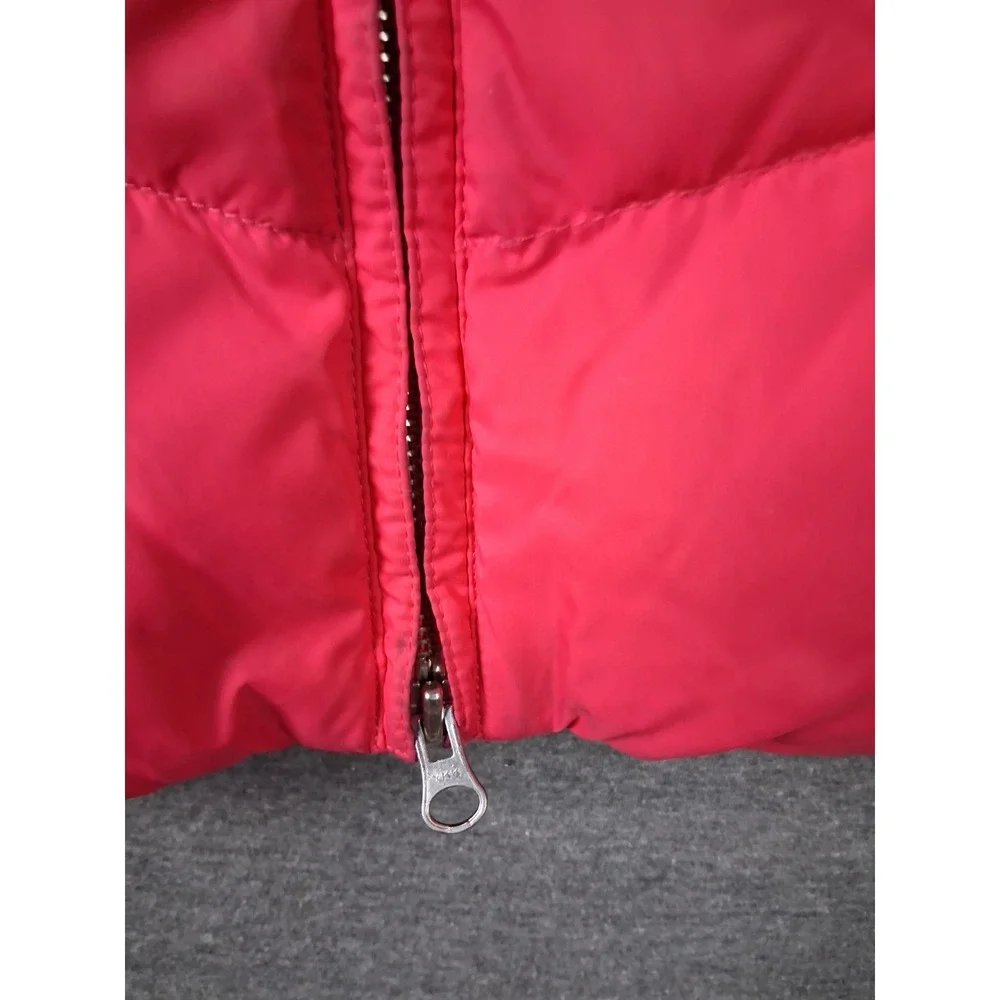 Lands End Womens Jacket‎  XL Pink Goose Down Puffer Vest Vintage Outdoor Gorp